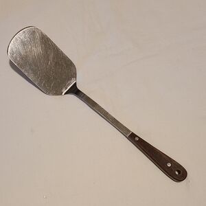 Vollrath Stainless Steel Japan 46966 Spatula Turner Flipper Wood Handle Vintage